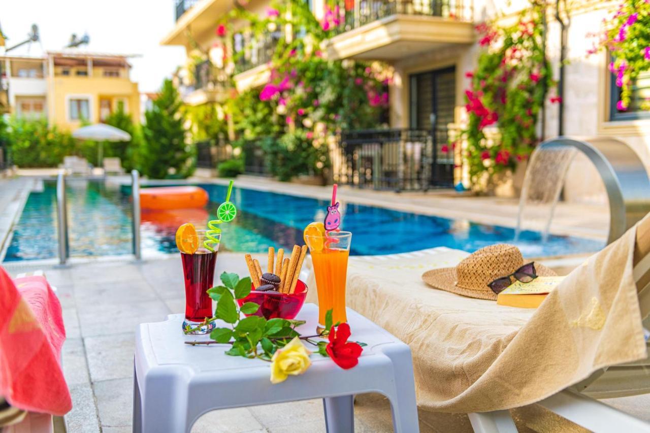 Yasam Park Apart Hotel - Fethiye Calis Beach Exterior foto