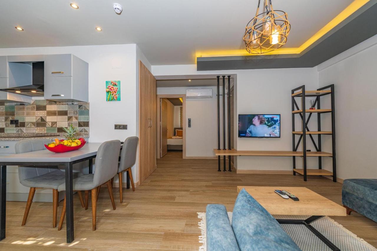 Yasam Park Apart Hotel - Fethiye Calis Beach Exterior foto