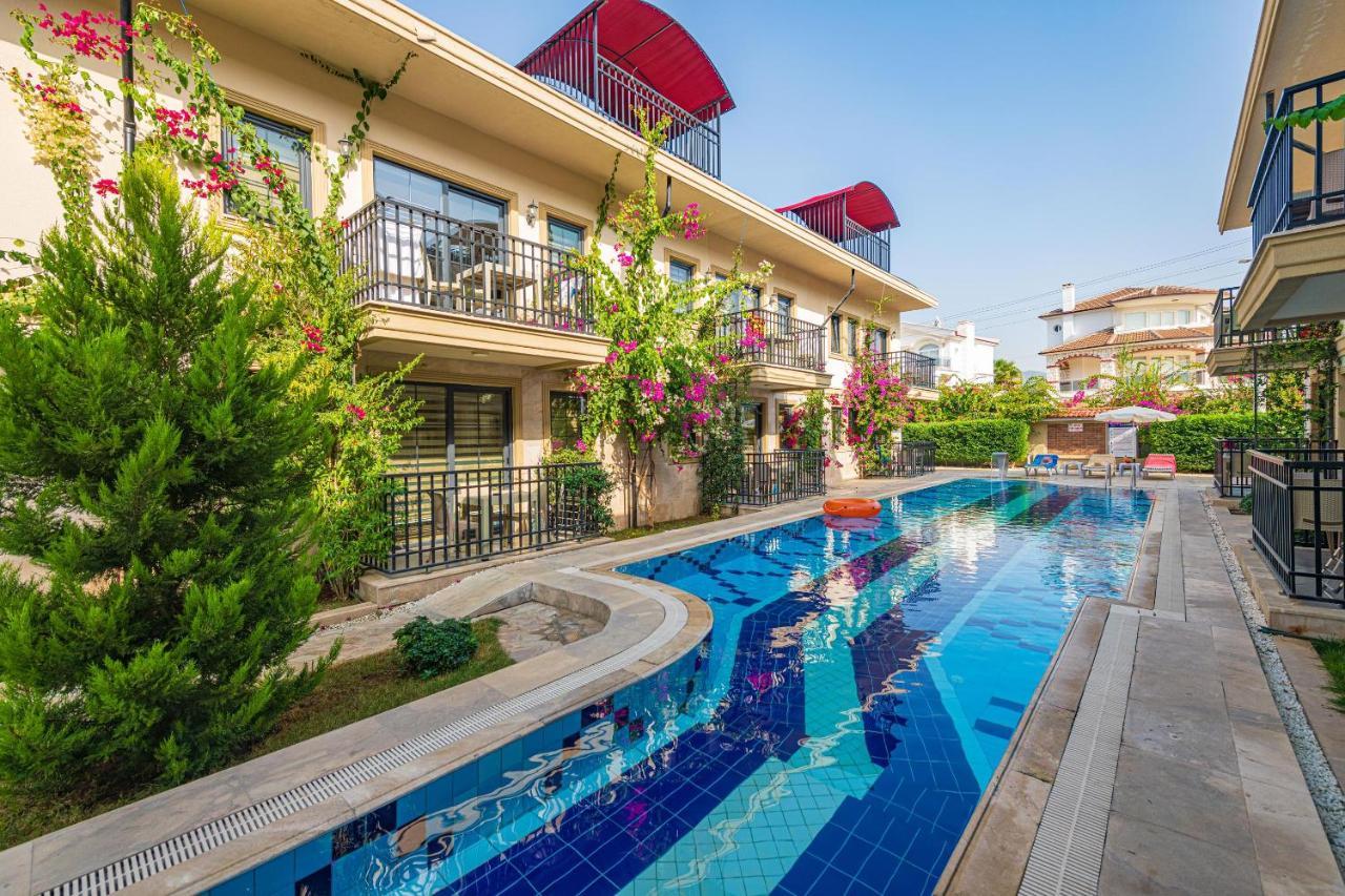 Yasam Park Apart Hotel - Fethiye Calis Beach Exterior foto
