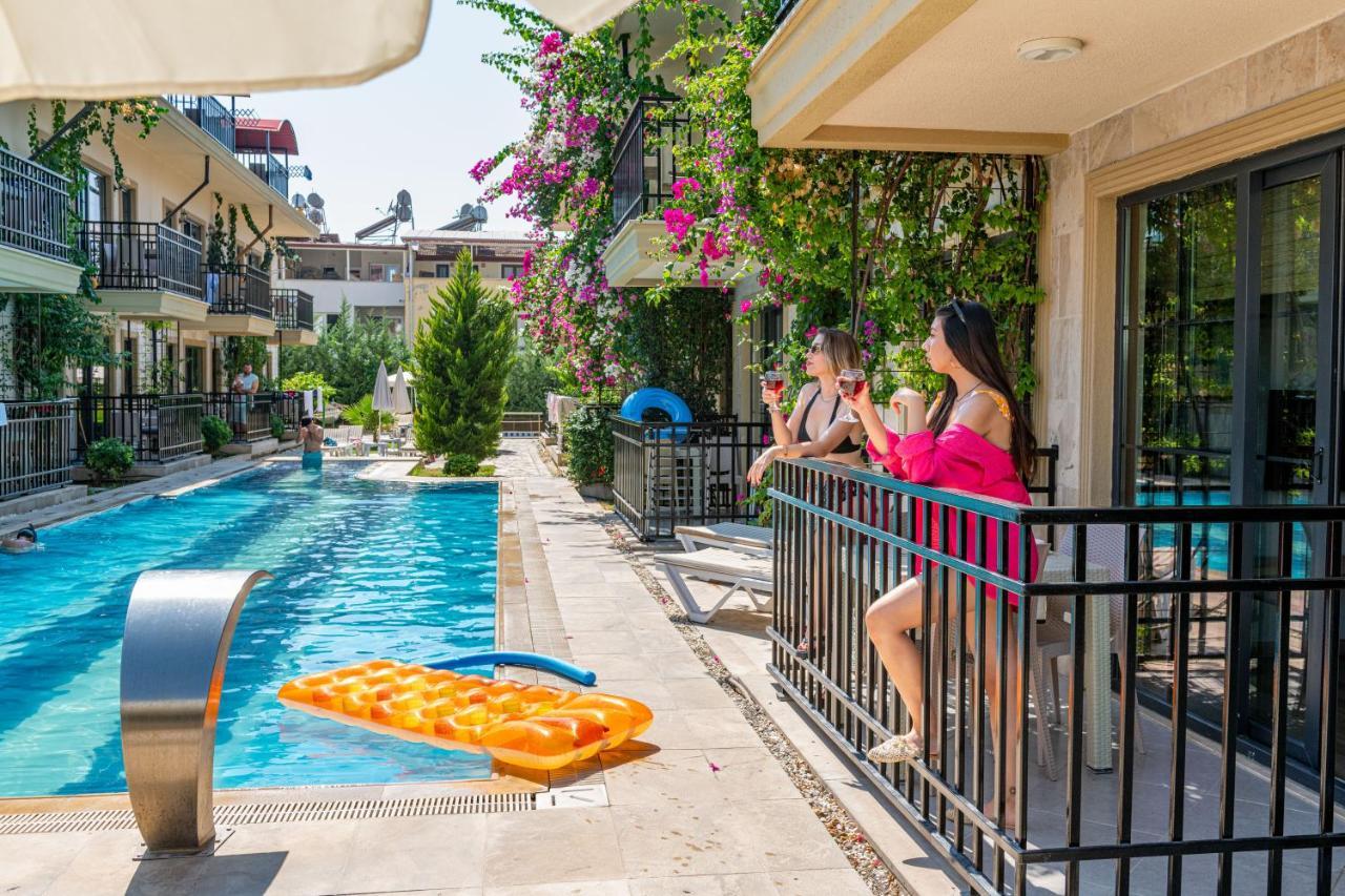 Yasam Park Apart Hotel - Fethiye Calis Beach Exterior foto